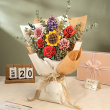 Laden Sie das Bild in den Galerie-Viewer, 3D Puzzle - Rosa Nelke