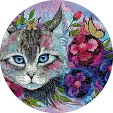 Laden Sie das Bild in den Galerie-Viewer, 2D Holzpuzzle – Gartenkatze