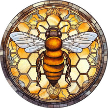Laden Sie das Bild in den Galerie-Viewer, 2D Holzpuzzle – Bienenstock in Blüte