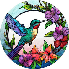 Laden Sie das Bild in den Galerie-Viewer, 2D Holzpuzzle – Kolibri-Frühling