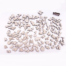 Laden Sie das Bild in den Galerie-Viewer, 2D Holzpuzzle – Bunter Eule