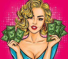 Laden Sie das Bild in den Galerie-Viewer, Malen nach Zahlen für Erwachsene | Geld ist sexy | Figured'Art