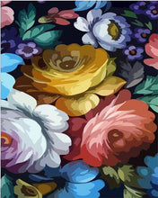 Laden Sie das Bild in den Galerie-Viewer, Malen nach Zahlen Erwachsene Blumen Figured'Art