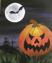 Laden Sie das Bild in den Galerie-Viewer, Malen nach Zahlen für Erwachsene | Halloween böser Kürbis | Figured'Art