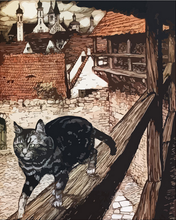Laden Sie das Bild in den Galerie-Viewer, Malen nach Zahlen für Erwachsene | Katze auf der Leiste | Figured'Art