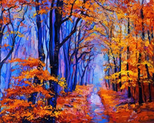 Laden Sie das Bild in den Galerie-Viewer, Malen nach Zahlen für Erwachsene | Im Wald im Herbst | Figured'Art