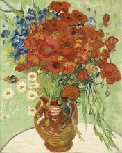 Laden Sie das Bild in den Galerie-Viewer, Malen nach Zahlen für Erwachsene | Marguerites et Coquelicots – Van Gogh | Figured'Art