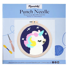 Laden Sie das Bild in den Galerie-Viewer, Punch Needle Bezauberndes Einhorn