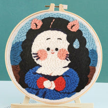 Laden Sie das Bild in den Galerie-Viewer, Punch Needle set Joconde Kaninchen