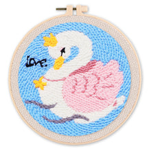 Laden Sie das Bild in den Galerie-Viewer, Punch Needle set Schöner Schwan