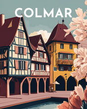 Laden Sie das Bild in den Galerie-Viewer, Diamond Painting – Reiseplakat Colmar