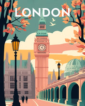 Laden Sie das Bild in den Galerie-Viewer, Diamond Painting – Reiseposter London 2