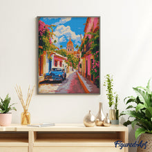 Laden Sie das Bild in den Galerie-Viewer, Diamond Painting - Oldtimer Auto in Mexiko City