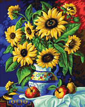 Laden Sie das Bild in den Galerie-Viewer, Diamond Painting – Marguerite-Vase auf einer Tischdecke