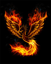 Laden Sie das Bild in den Galerie-Viewer, Diamond Painting – Drache in Flammen