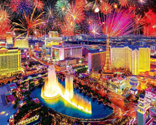 Laden Sie das Bild in den Galerie-Viewer, Diamond Painting – Feuerwerk in Las Vegas | Figured'Art