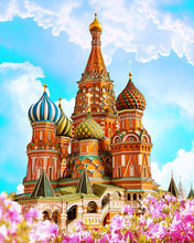 Laden Sie das Bild in den Galerie-Viewer, Diamond Painting – Basilius-Kathedrale – 40 x 50 cm auf Keilrahmen gespannt | Figured'Art