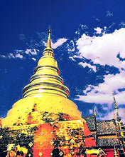 Laden Sie das Bild in den Galerie-Viewer, Diamond Painting – Chiang Mai Tempel | Figured'Art