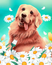 Laden Sie das Bild in den Galerie-Viewer, Diamond Painting – Golden Retriever | Figured'Art