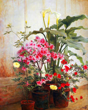 Laden Sie das Bild in den Galerie-Viewer, Kreuzstich – Seite eines Gewächshauses – George Cochran Lambdin