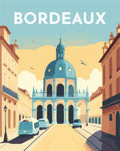 Laden Sie das Bild in den Galerie-Viewer, Malen nach Zahlen – Reiseplakat Bordeaux