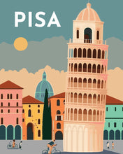 Laden Sie das Bild in den Galerie-Viewer, Malen nach Zahlen – Reiseplakat Pisa