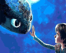 Laden Sie das Bild in den Galerie-Viewer, Malen nach Zahlen für Erwachsene | Befreundet mit einem Drachen | Figured'Art