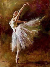 Laden Sie das Bild in den Galerie-Viewer, Malen nach Zahlen für Erwachsene | Ballerina auf den Zehen | Figured'Art