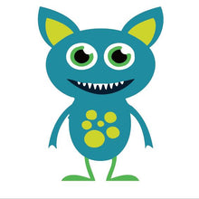 Laden Sie das Bild in den Galerie-Viewer, Malen nach Zahlen für Kinder | Blaues Monster | Figured'Art