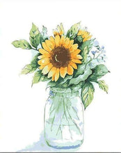 Laden Sie das Bild in den Galerie-Viewer, Malen nach Zahlen für Erwachsene | Sonnenblumen im Glas | Figured'Art