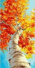Laden Sie das Bild in den Galerie-Viewer, Malen nach Zahlen für Erwachsene | Birke im Herbst | Figured'Art
