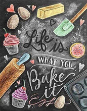 Laden Sie das Bild in den Galerie-Viewer, Diamond Painting – Bake it – 40 x 50 cm auf Keilrahmen gespannt | Figured'Art