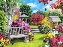 Laden Sie das Bild in den Galerie-Viewer, Diamond Painting – Schöner Garten – 40 x 50 cm auf Keilrahmen gespannt | Figured'Art