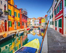 Laden Sie das Bild in den Galerie-Viewer, Malen nach Zahlen für Erwachsene | Burano in Italien | Figured'Art