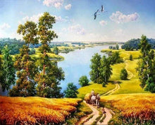 Laden Sie das Bild in den Galerie-Viewer, Malen nach Zahlen für Erwachsene | Land und Fluss | Figured'Art