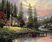 Laden Sie das Bild in den Galerie-Viewer, Malen nach Zahlen für Erwachsene | Bergchalet | Figured'Art
