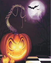 Laden Sie das Bild in den Galerie-Viewer, Malen nach Zahlen für Erwachsene | Halloween Kürbis | Figured'Art