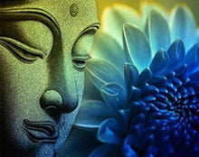 Laden Sie das Bild in den Galerie-Viewer, Diamond Painting, Buddha und Seerose