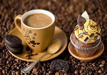 Laden Sie das Bild in den Galerie-Viewer, Diamond Painting, Kaffee und Keksen