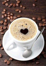 Laden Sie das Bild in den Galerie-Viewer, Diamond Painting, Kaffee mit Liebe