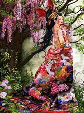 Laden Sie das Bild in den Galerie-Viewer, Diamond Painting, Blumenkleid