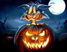 Laden Sie das Bild in den Galerie-Viewer, Diamond Painting, Halloween Kürbis