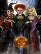 Laden Sie das Bild in den Galerie-Viewer, Diamond Painting, Halloween Hexen