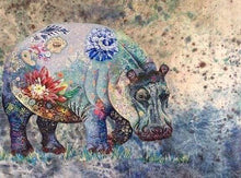 Laden Sie das Bild in den Galerie-Viewer, Diamond Painting, Buntes Nilpferd