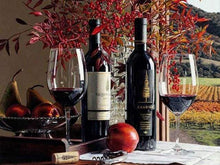 Laden Sie das Bild in den Galerie-Viewer, Diamond Painting, Rotwein