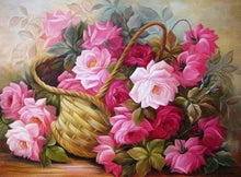 Laden Sie das Bild in den Galerie-Viewer, Diamond Painting, Rosen in einem Korb