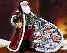 Laden Sie das Bild in den Galerie-Viewer, Diamond Painting, Weihnachtsmann Geschenke