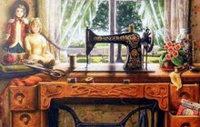 Laden Sie das Bild in den Galerie-Viewer, Diamond Painting, Nähmaschine
