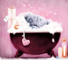 Laden Sie das Bild in den Galerie-Viewer, Diamond Painting, Teddy in seinem Bad
