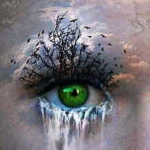 Laden Sie das Bild in den Galerie-Viewer, Diamond Painting, Illusion Auge